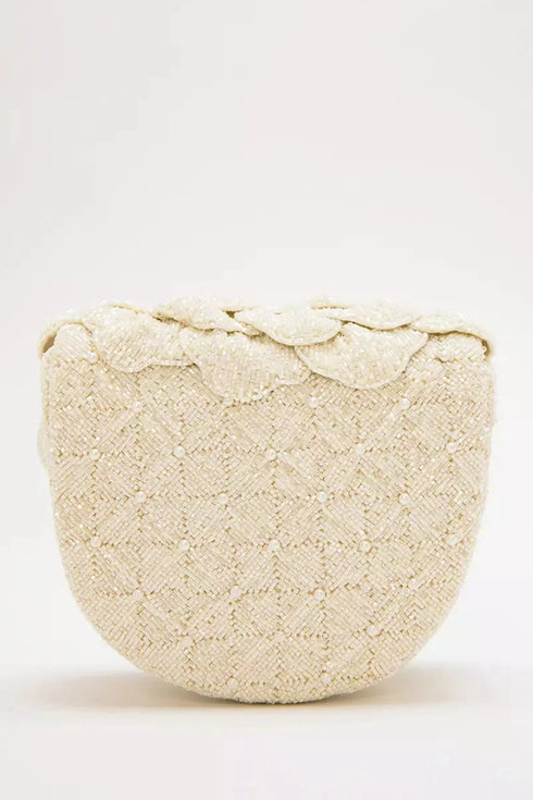 Coco Beaded Sling – Ivory