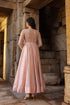 Vaayu Light Pink Applique Kalidar Set