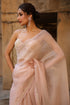 Vaayu Light Pink Corset Saree Set