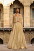 Vaayu Beige Jacket Lehenga Set