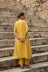Vaayu Yellow Heavy Pheran Kurta Set