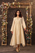 Vaayu Beige Panelled Kalidar Set