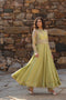 Vaayu Green Koti Anarkali Set