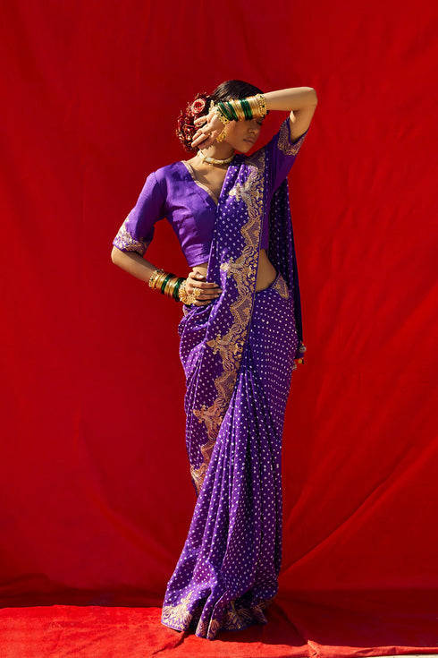 Peacock Saree
