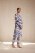 Blue Printed Kurta Set