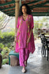 Hot Pink Crepe Co-Ord Set