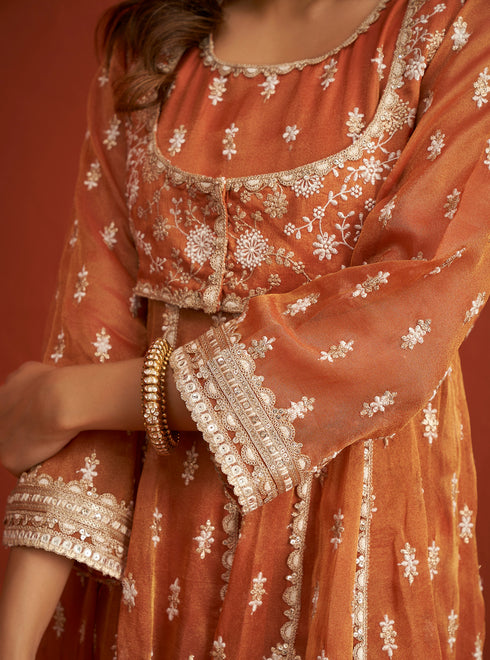 Genda Anarkali Kurta Set