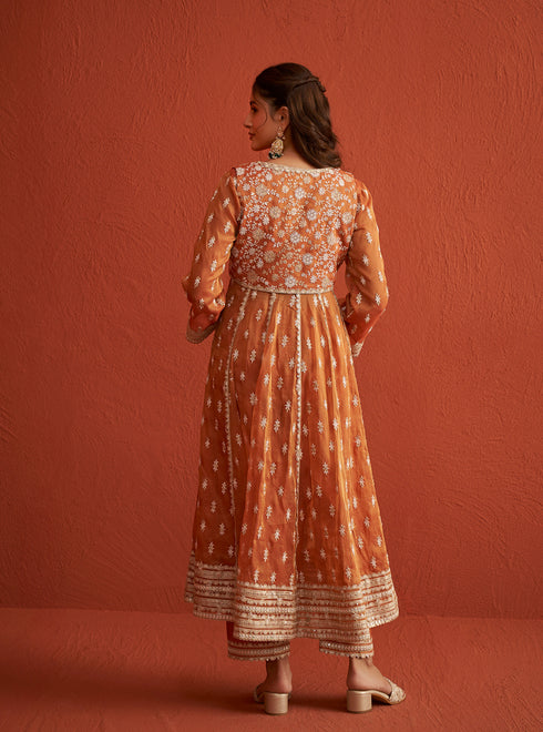 Genda Anarkali Kurta Set