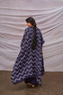 Zig-Zag Bandhani Cape Set With Flared Pants