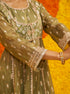 Genda Anarkali Kurta Set With Dupatta
