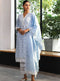 Salisbury Kurta With Multi Lace Slim Pants With Dupatta