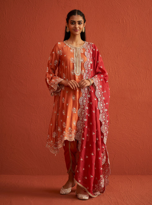 Kangna Set With Dupatta