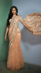 Golden Hour - Nude Prestitched Embellished Saree