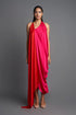 Asymmetric Draped Dress