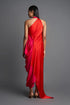 Asymmetric Draped Dress