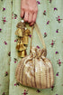 Antique Gold Sequin Potli Bag