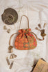 Amna Embroidered Potli Bag Orange