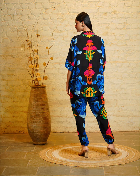 Athena Hand Painted Black