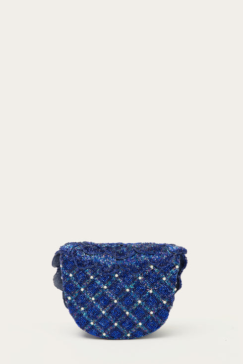 Coco Beaded Sling – Electric Blue