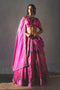 Pink Chiffon Lehenga Set