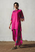 Pink Chiffon & Linen Silk Co-Ord Set