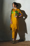 Yellow Chiffon & Linen Silk Co-Ord Set