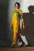 Yellow Chiffon & Linen Silk Co-Ord Set