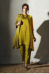 Yellow Crepe Handwork Co-Ord Set