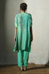 Aqua Crepe Handwork Co-Ord Set