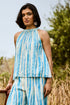Linen striped Pant Set