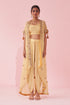 Gohar Yellow Cape Set