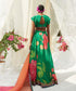 Green Printed Lehenga Set