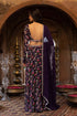 Purple Printed Lehenga Set