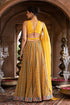 Yellow Printed Lehenga Set
