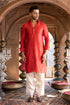 Red Kurta Set