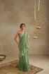 Jade Pre-Draped Frill Saree