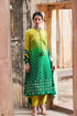 Jodha Shaded Bandhni Kurta Set