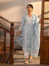 Arpina Kurta with Floral Chemical Lace Pants With Dupatta