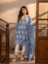 Anisa Kurta with Round Hem Organza Panel Pants With Dupatta