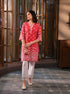 Irsia Kurta with With Floral Chemical Lace Pants