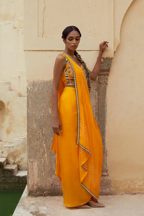 3 Pc Bohemian Drape Set