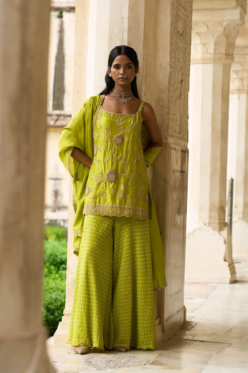 Strappy Sunflower Sharara