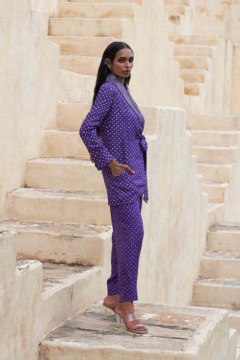 Wrap Around Jacket Set