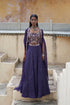 Royal Violet Lehenga Set
