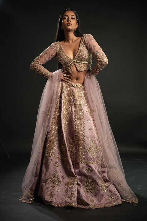 Lilac Lehenga