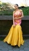 Mimosa - Mustard Yellow And Pink Dress