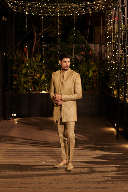 Endive Green Jacket Set