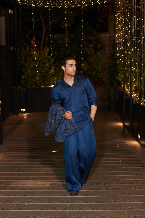 Navy Blue Jacket Set