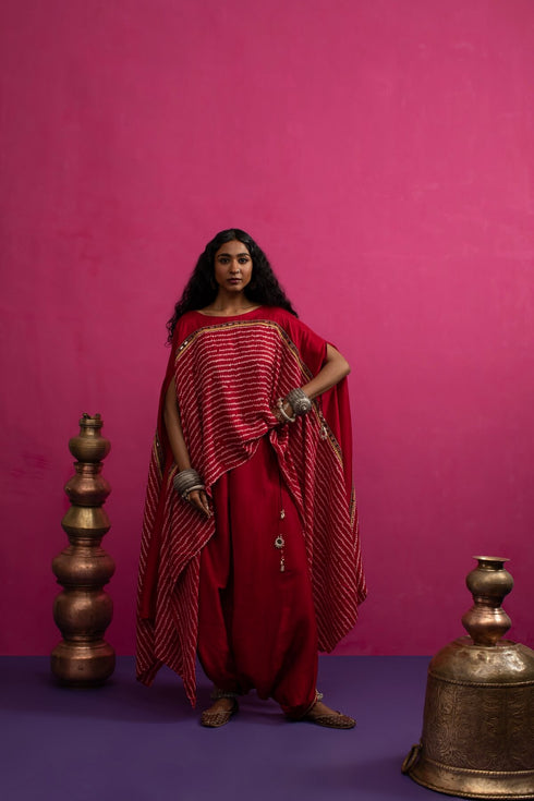 Mangalya Asymmetrical Cape Set