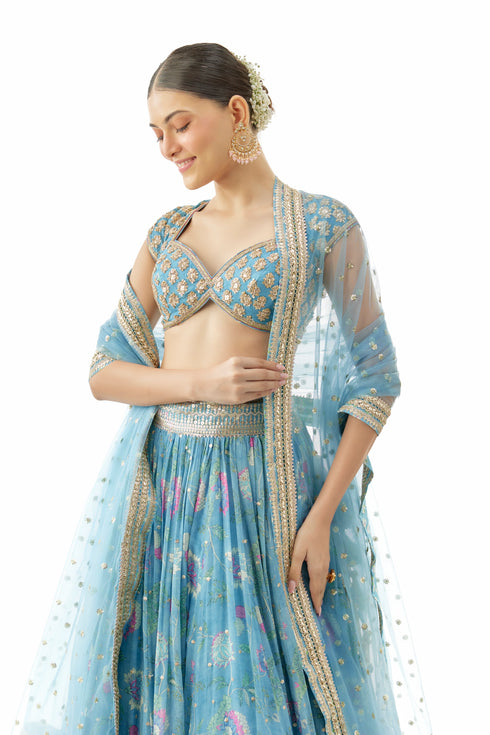 Zil Lehenga Set